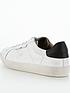  image of allsaints-mens-sheer-leather-trainers-white