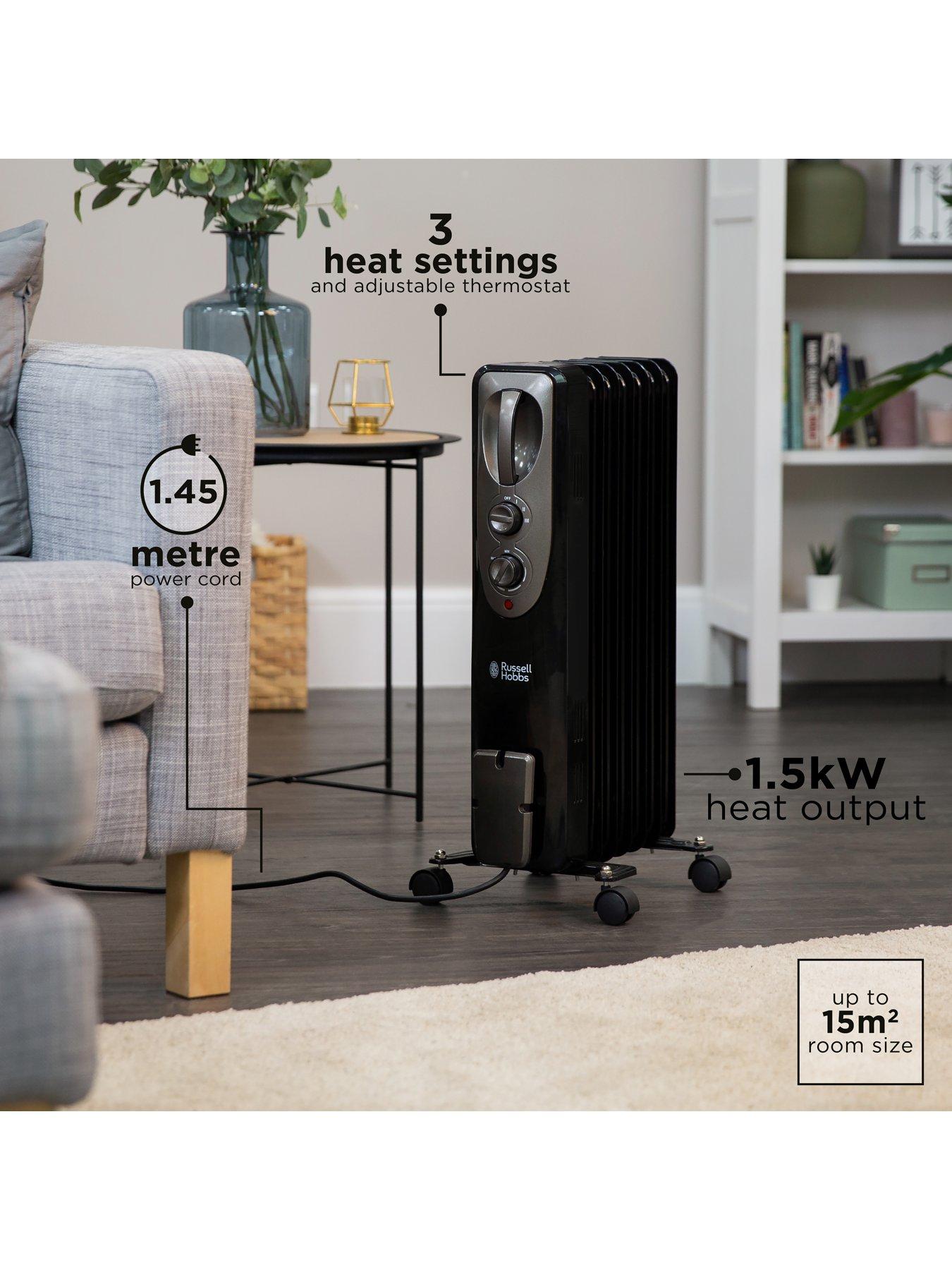 Russell Hobbs Oil-Filled Radiator - 7-Fin RHOFR5001B | very.co.uk