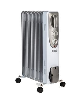 Product photograph of Russell Hobbs Oil Filled Radiator - 9 Fin Rhofr5002 from very.co.uk