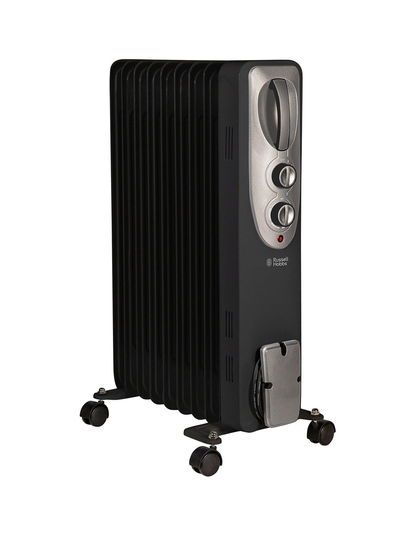 Product photograph of Russell Hobbs Oil Filled Radiator - 9 Fin Rhofr5002b from very.co.uk