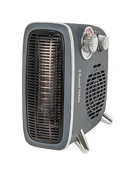 Product photograph of Russell Hobbs Retro Fan Heater Rhrethfh1001g from very.co.uk