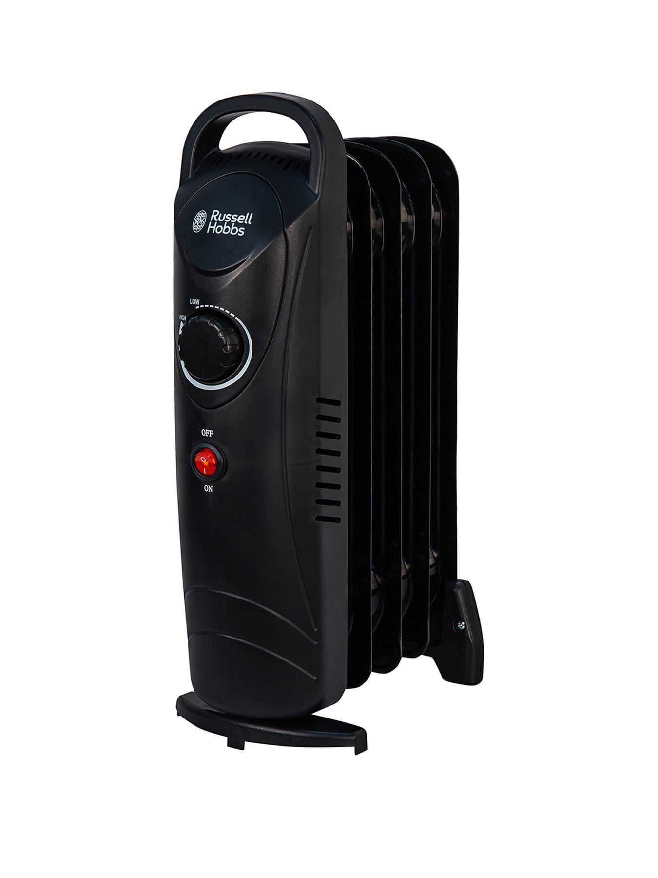 Product photograph of Russell Hobbs Compact Oil Filled Radiator - 5-fin Rhofr3001 from very.co.uk