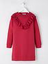 v-by-very-girls-essential-frill-sweater-dress-pinkfront