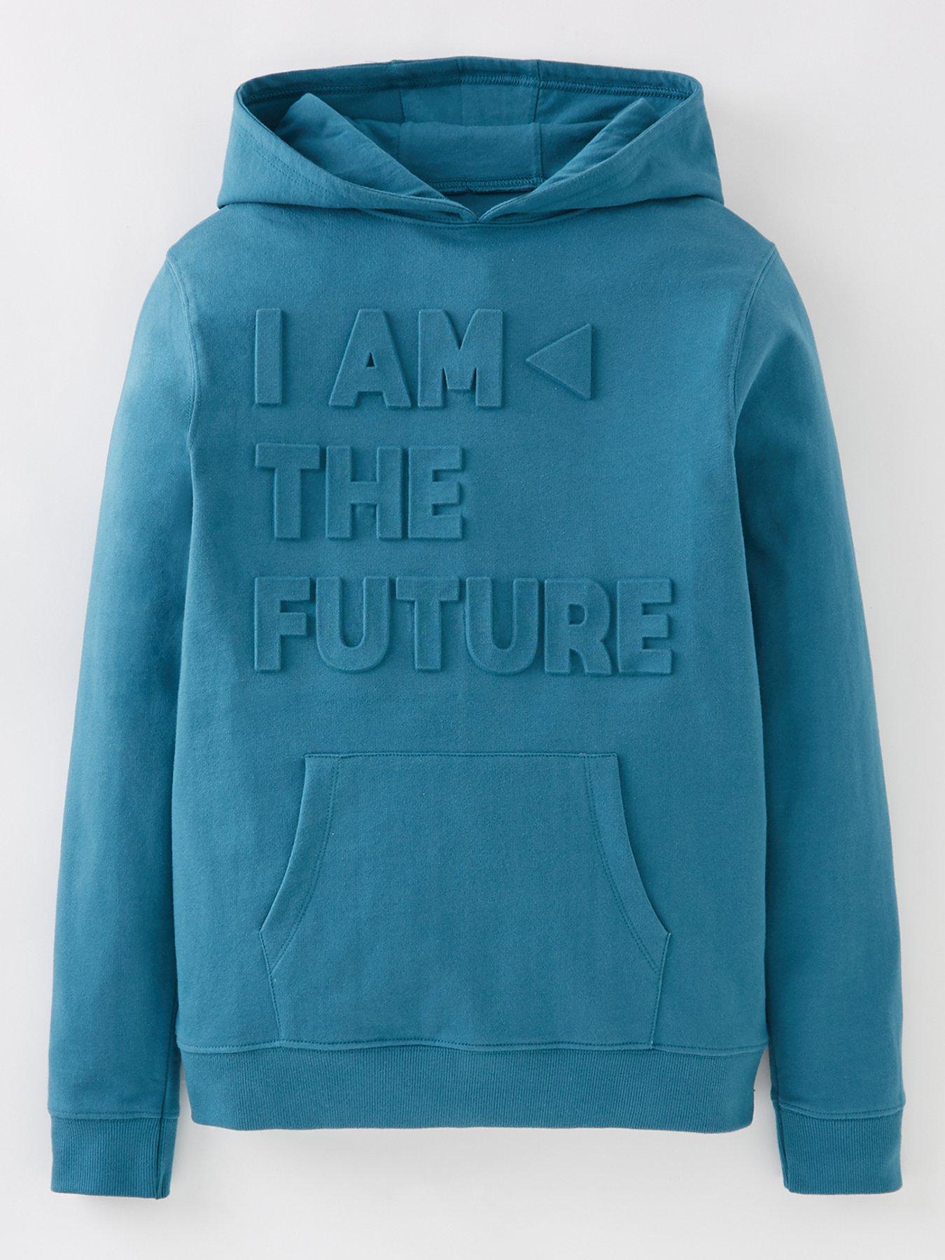 V By Very Boys I Am The Future Hoodie Teal Very Co Uk