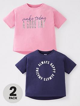v-by-very-girls-2-pack-positive-t-shirts-navypink