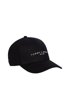 tommy-hilfiger-established-logo-baseball-cap-black