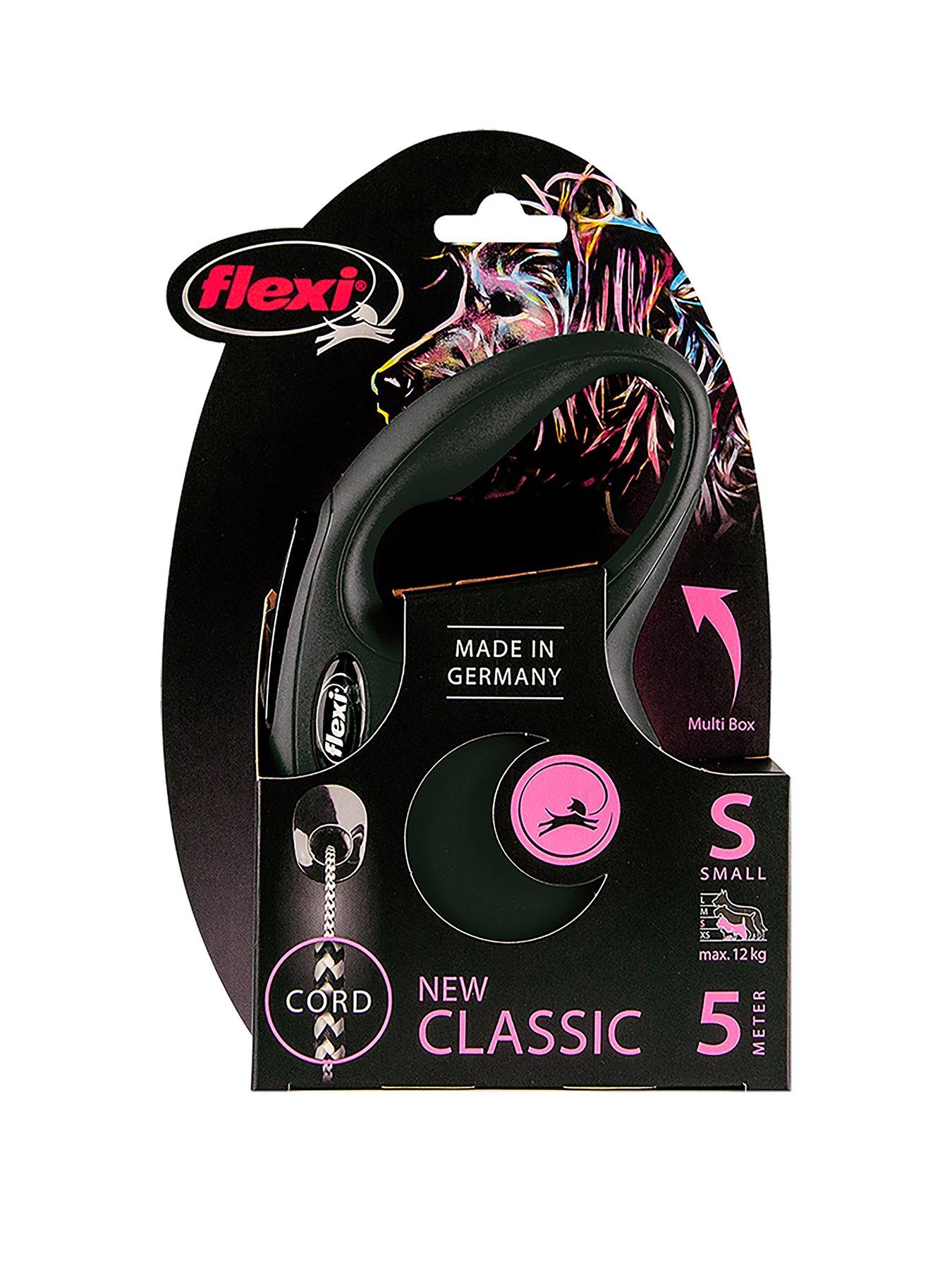 Flexi Classic Black 5m Cord Dog Lead Small