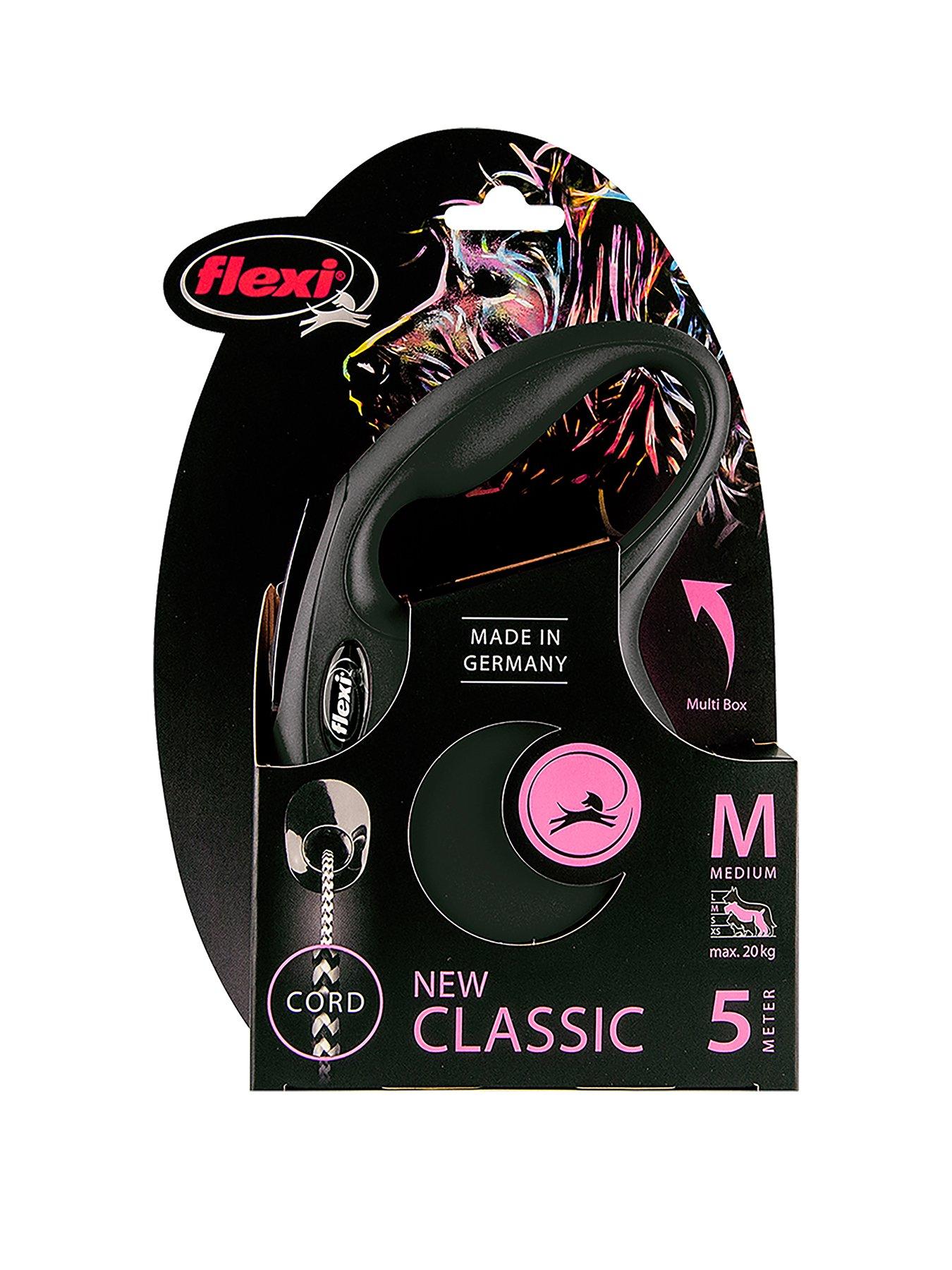 Image 1 of 2 of Flexi Classic Black 5m Cord Dog Lead Medium