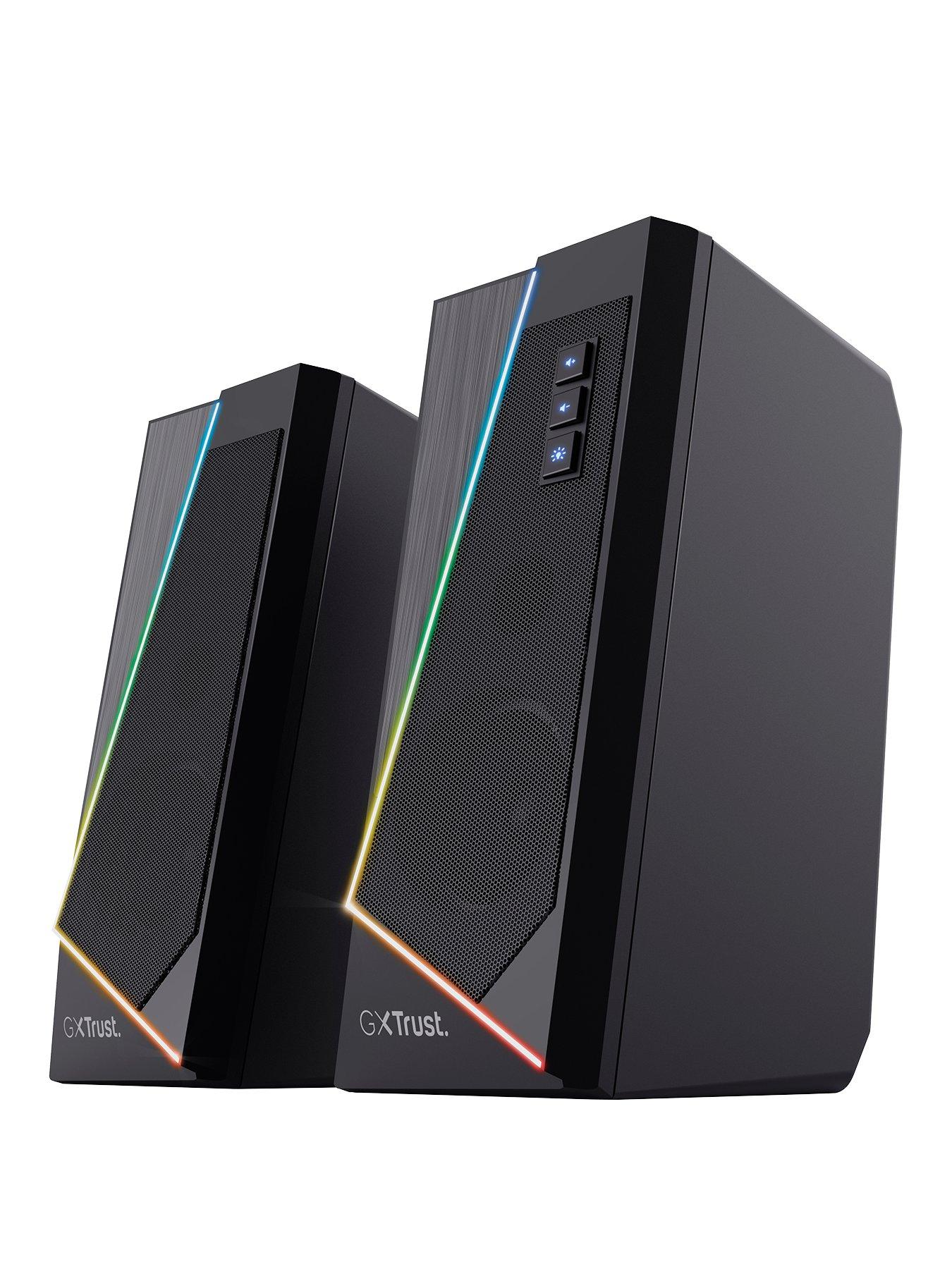 Trust GXT609 ZOXA RGB LED Illuminated Speaker Set for PC  &  Laptop