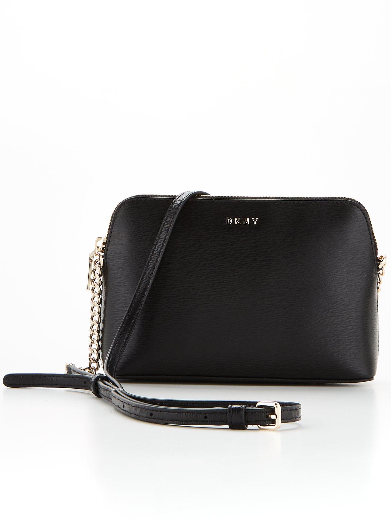 DKNY BRYANT-DOME CROSSBODY-SUTTON, Black Women's Across-body Bag