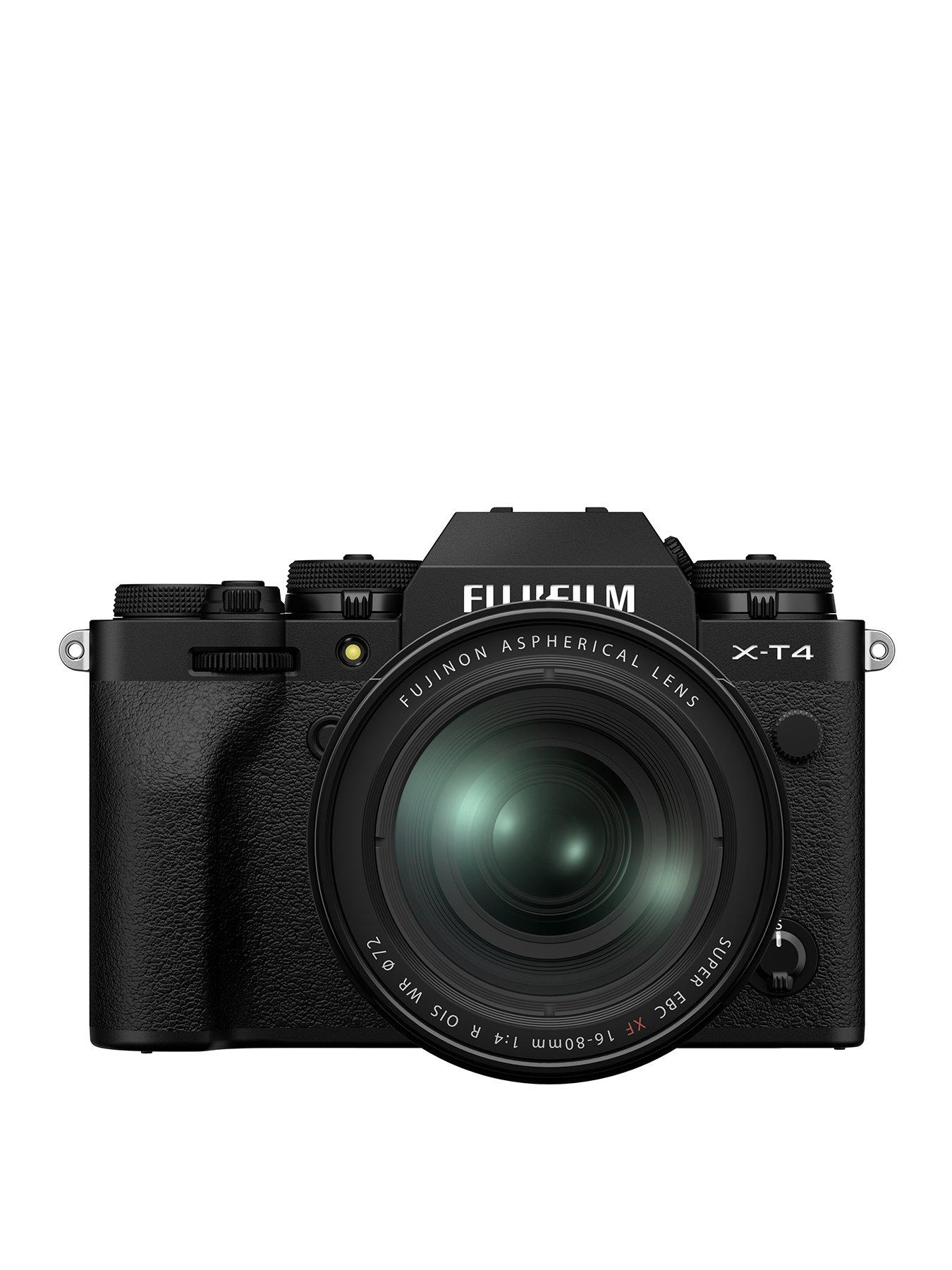 Fujifilm XT4 Mirrorless Camera with XF1680mm Lens Black very.co.uk
