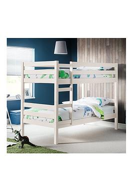 Product photograph of Julian Bowen Camden Bunk Bed - White from very.co.uk