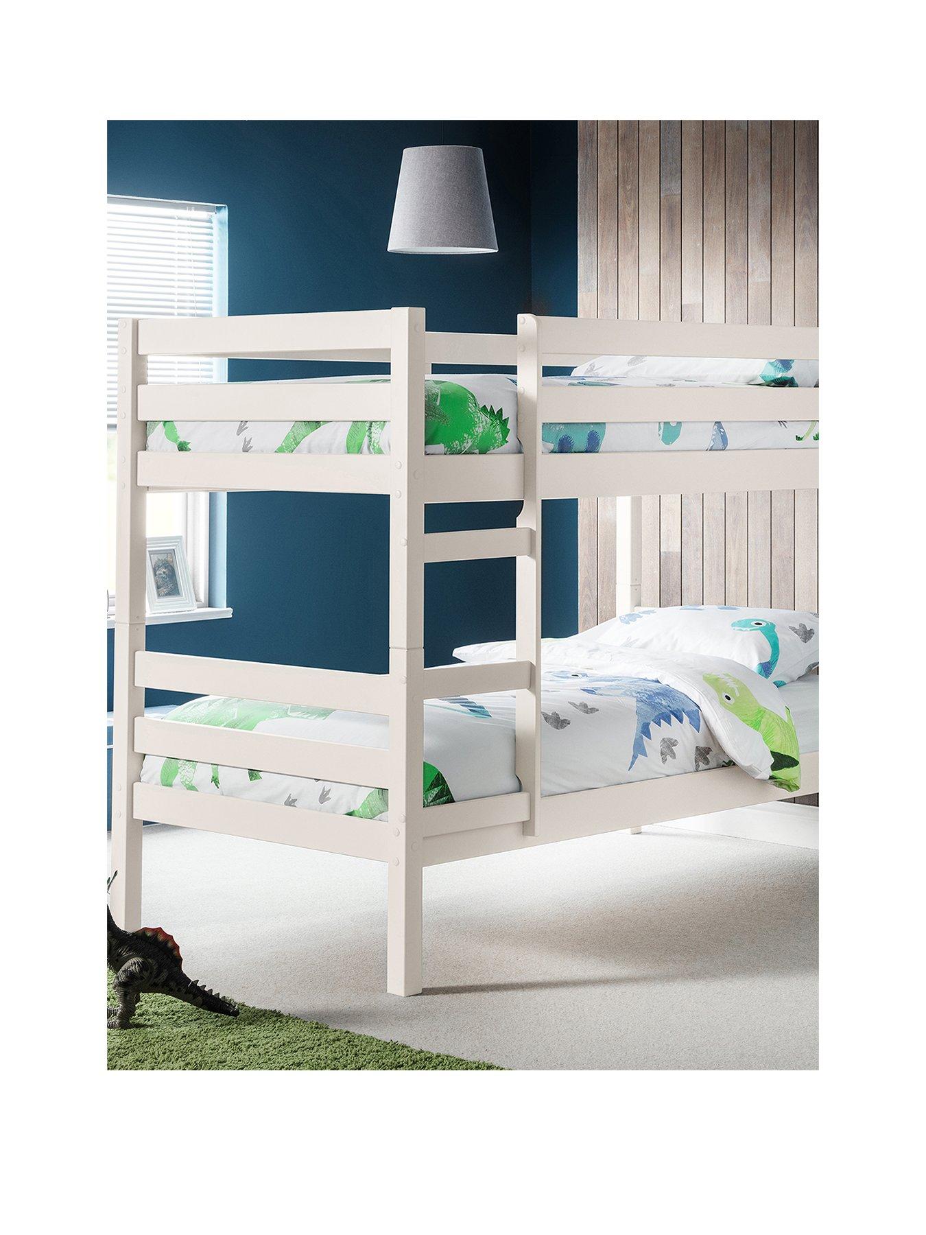 Image 2 of 5 of Julian Bowen Camden Bunk Bed with Spring Mattresses Option - White