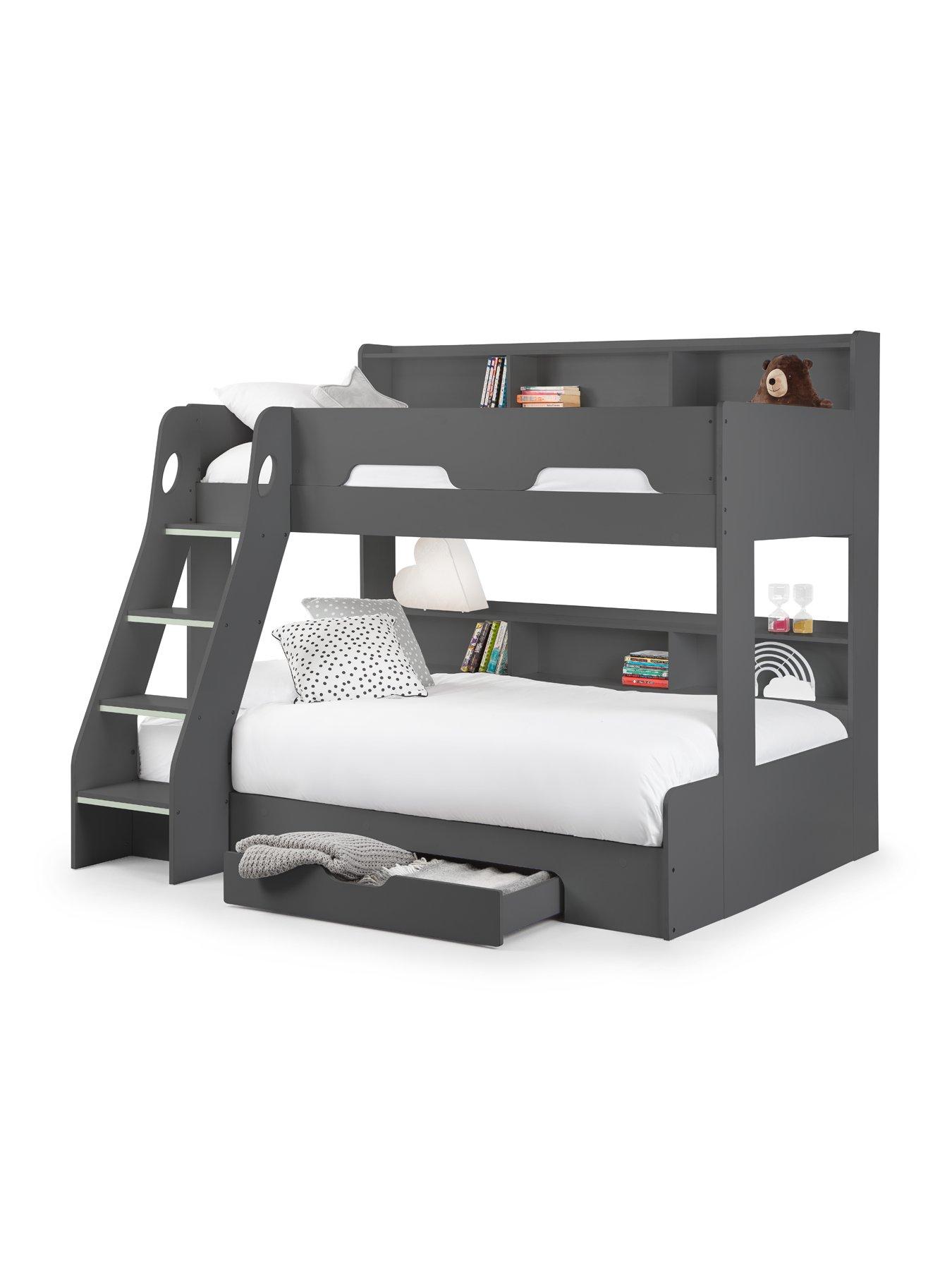 Image 3 of 5 of Julian Bowen Riley Triple Sleeper Bunk Bed&nbsp;- Anthracite