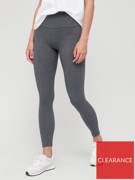 front image of v-by-very-confident-curve-legging-charcoal-marl
