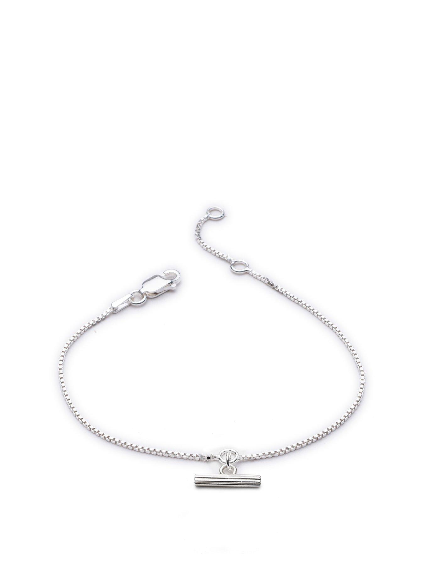 Jewellery & watches Mini Silver T-Bar Bracelet