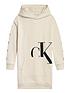 calvin-klein-jeans-girls-mini-monogram-ck-hoodie-dress-off-whitefront