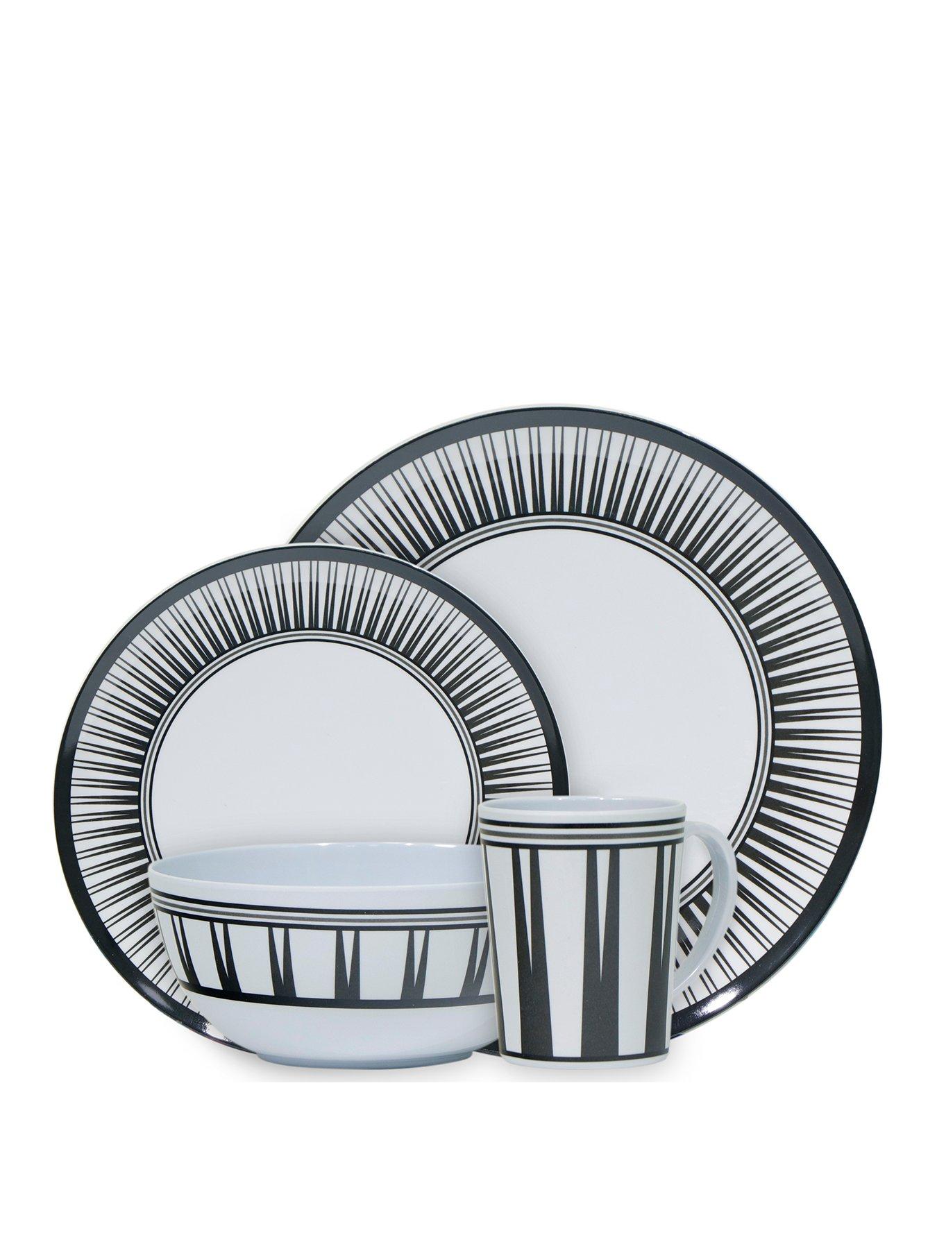 Melamine dinner clearance sets for caravan