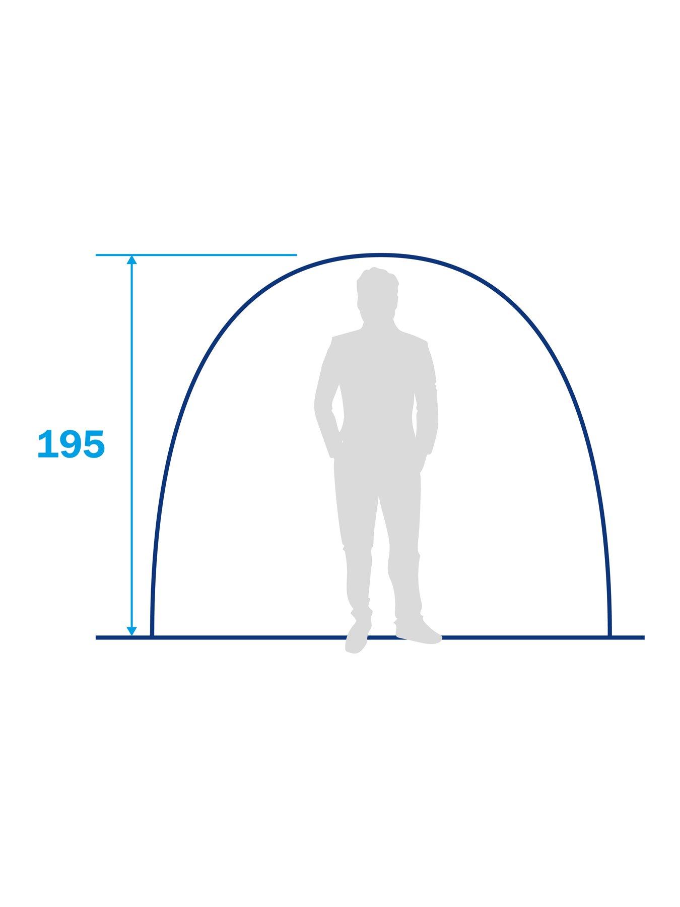 Image 4 of 6 of Streetwize Family 4-Person Air Tent