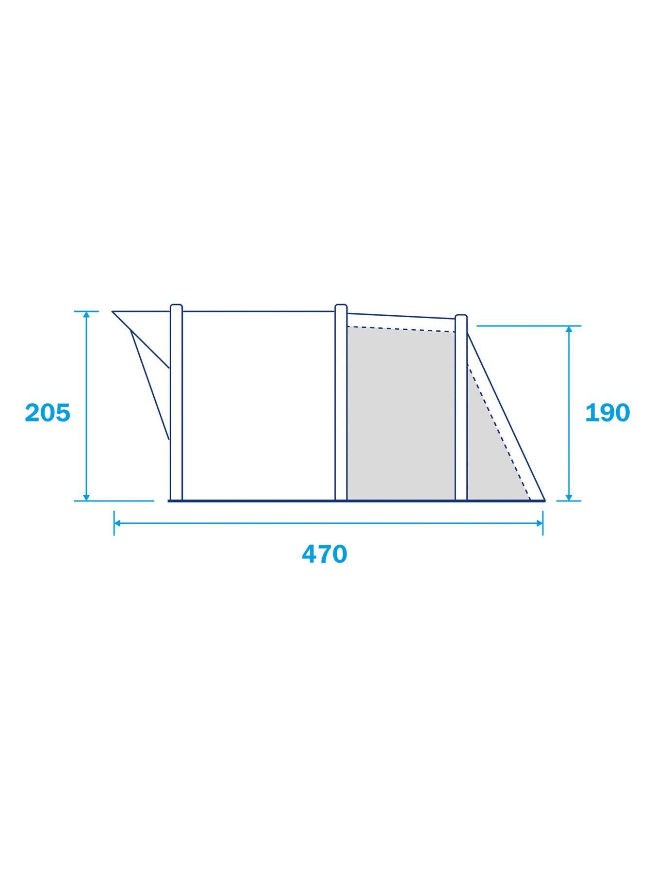 Image 4 of 6 of Streetwize Family 6-Person Air Tent
