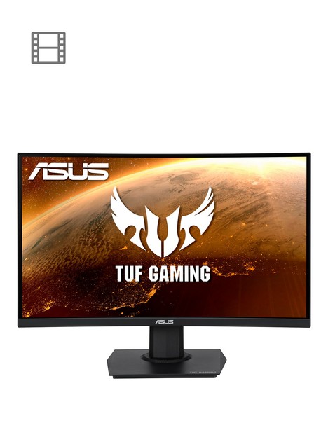 asus-tuf-gaming-vg24vqe-curved-gaming-monitor-236-inch-full-hd-1920-x-1080-165hz-extreme-low-motion-blurtrade-freesynctrade-premium-1ms-mprt-shadow-boost