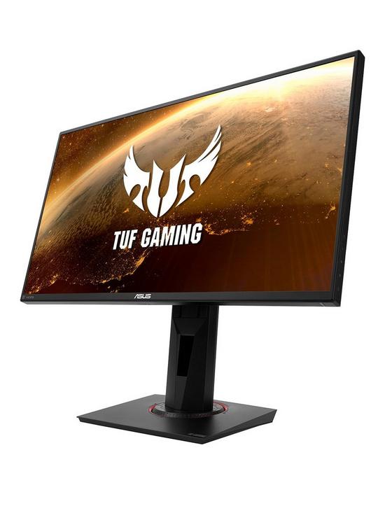 stillFront image of asus-very-exclusive-asus-tuf-gaming-vg259qr-gaming-monitor--nbsp245-inch-full-hd-1920-x-1080-165hz-extreme-low-motion-blurtrade-g-sync-compatible-ready-1ms-mprt-shadow-boost