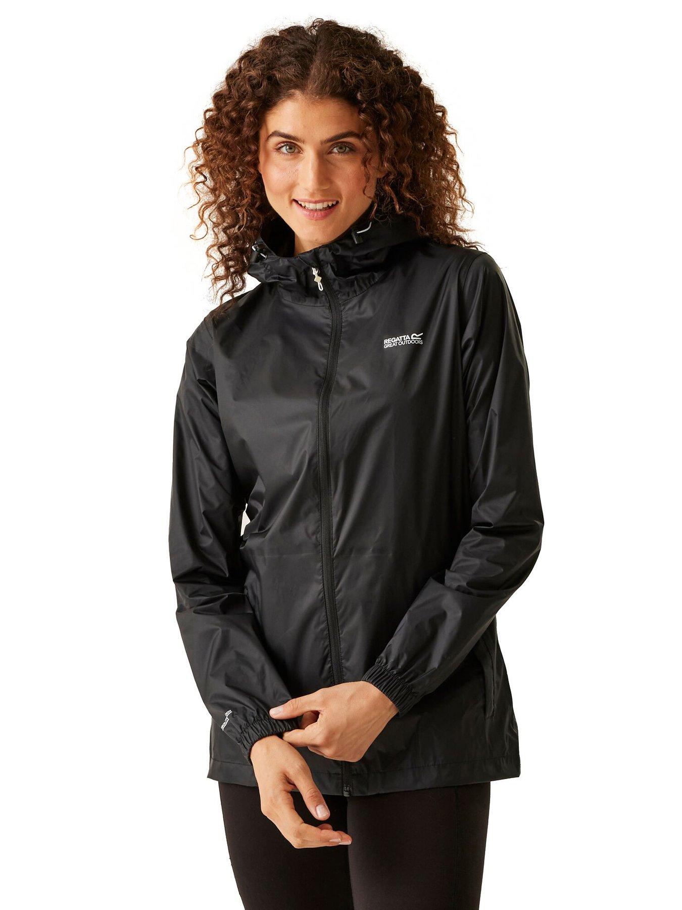 Regatta black deals rain jacket