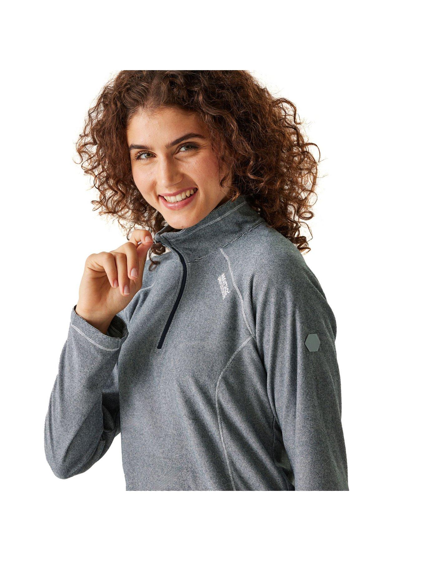 Image 4 of 6 of Regatta Montes 1/4 Zip Top - Navy/White