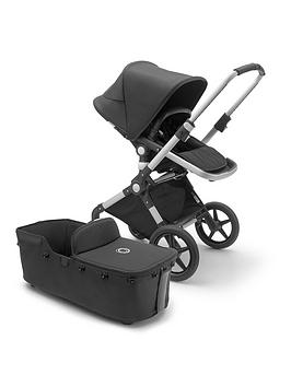 Bugaboo Lynx Pushchair Complete Carrycot And Pushchair Set Alu/Black