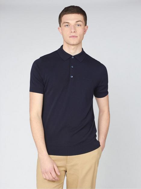 ben-sherman-short-sleeve-signature-knitted-polo