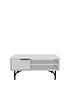  image of melody-2-door-coffee-table-white