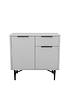  image of melody-2-door-1-drawernbspcompact-sideboard-white
