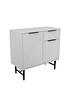  image of melody-2-door-1-drawernbspcompact-sideboard-white