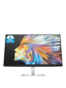 hp u28 4k 28in monitor - 4k uhd, hdr. factory calibrated colour, usb-c docking, 65w charging
