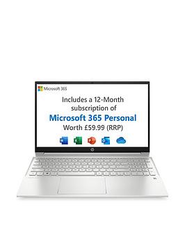 HP Pavilion 15-eh0002na 15.6" Laptop includes Microsoft 365 Personal 12-month subscription - Silver