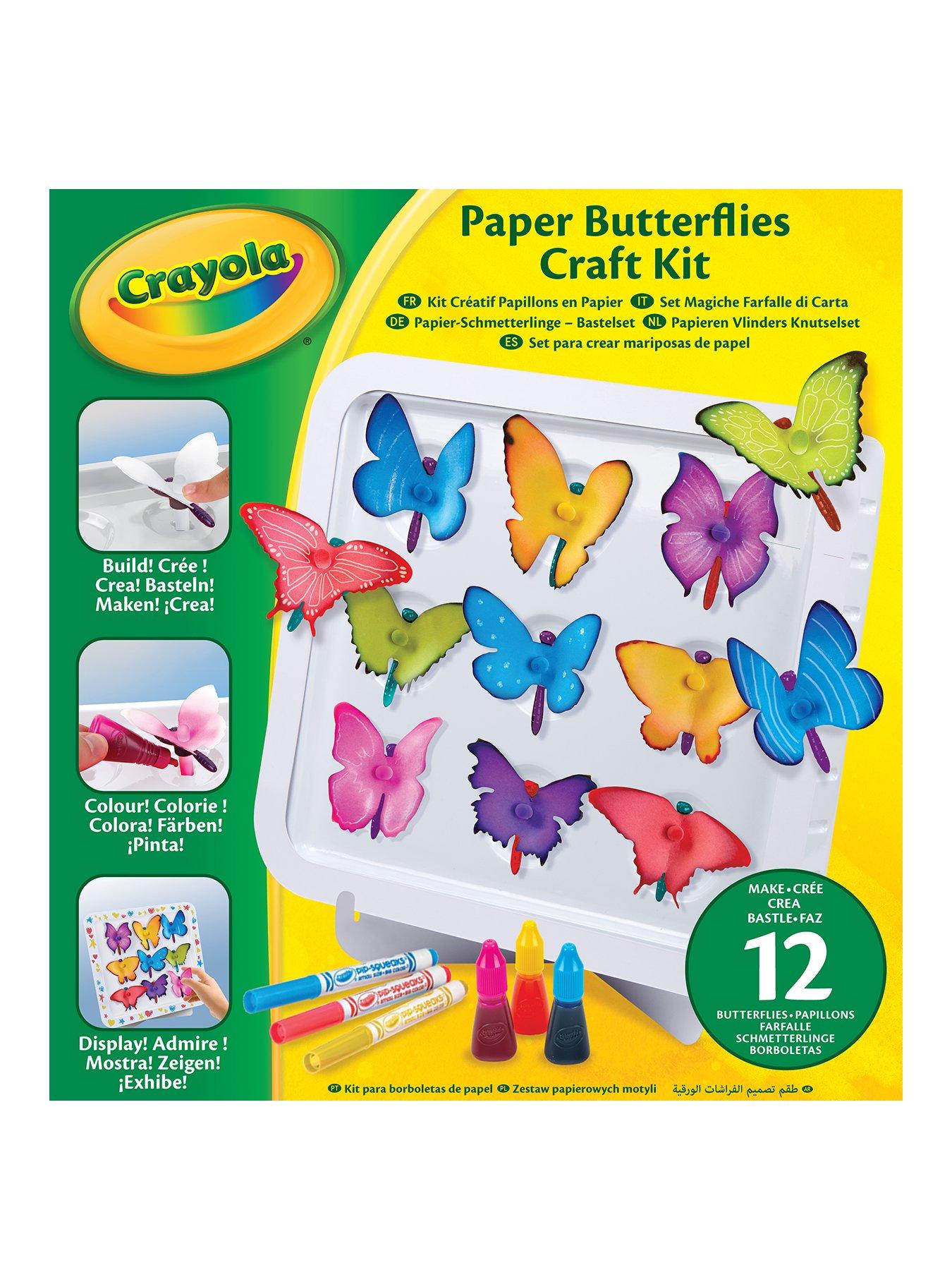 Crayola Paper Butterflies Craft Kit Very.co.uk