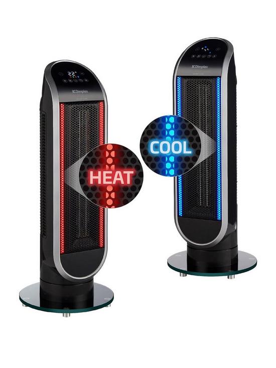 front image of dimplex-maxair-hot-amp-cold-ceramic-fan