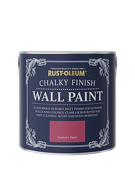 Product photograph of Rust-oleum Chalky Wall Paint Raspberry Ripple 2 5l from very.co.uk