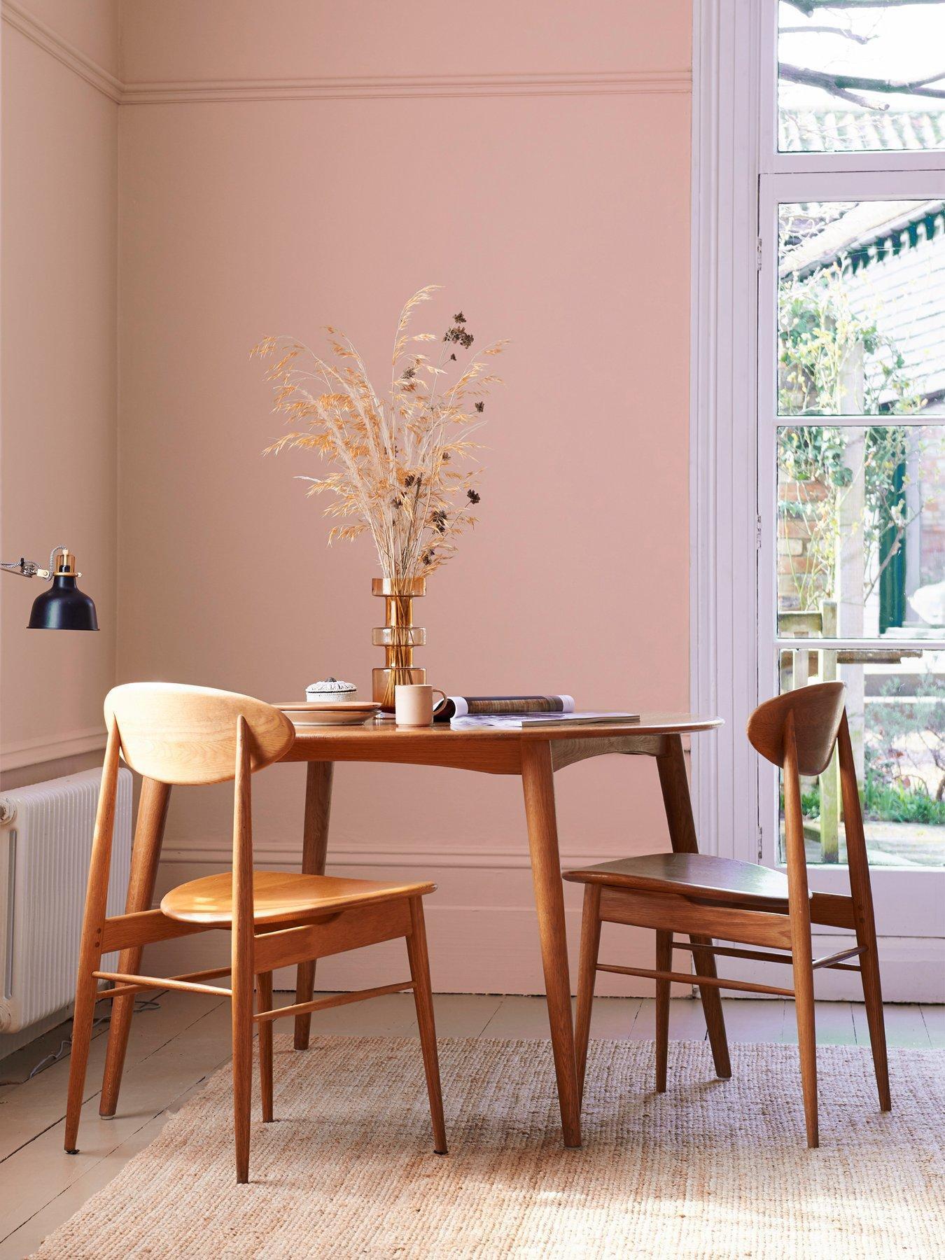 undefined Chalky Finish 2.5-litre Wall Paint – Pink Champagne