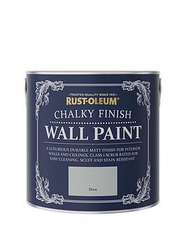Product photograph of Rust-oleum Chalky Finish 2 5-litre Wall Paint Ndash Dove from very.co.uk