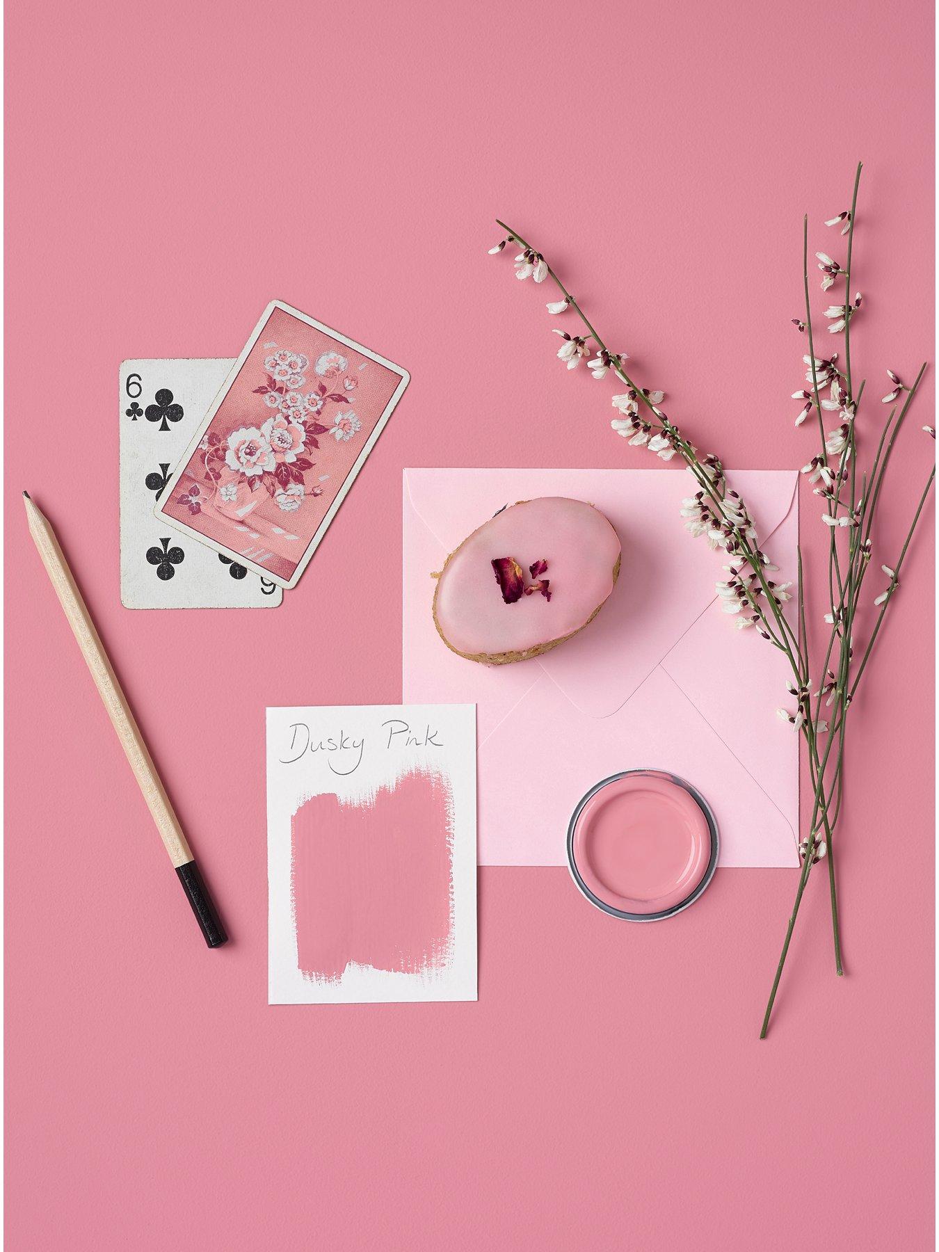 Image 4 of 5 of Rust-Oleum Chalky Finish 2.5-litre Wall Paint &ndash; Dusky Pink