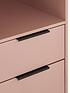  image of ashley-2-door-3-drawer-3-shelf-wardrobe-pink