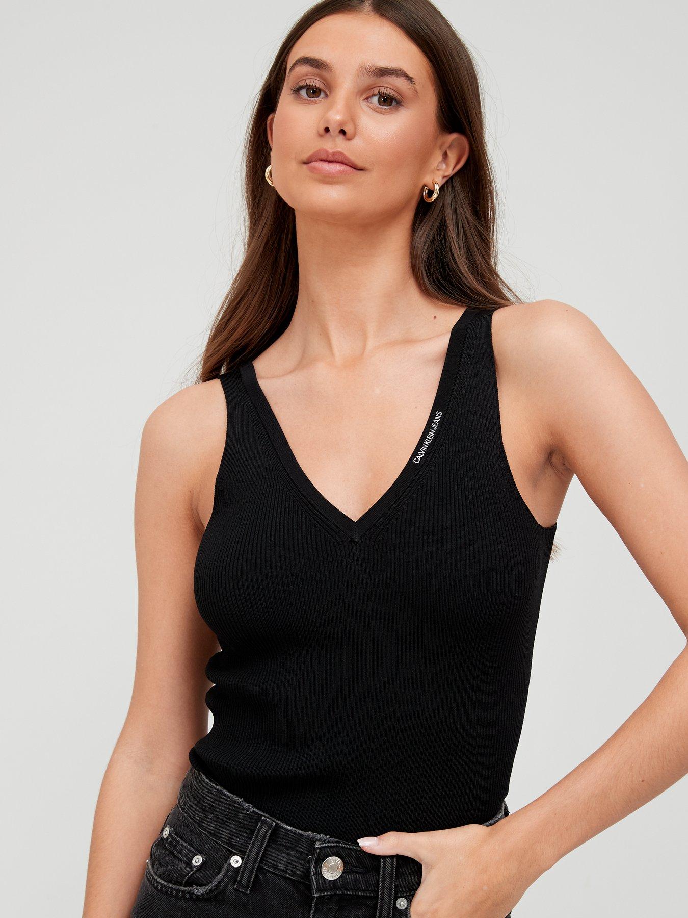 calvin klein sleeveless sweater