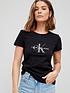 calvin-klein-jeans-print-filled-monogram-t-shirt-blackfront