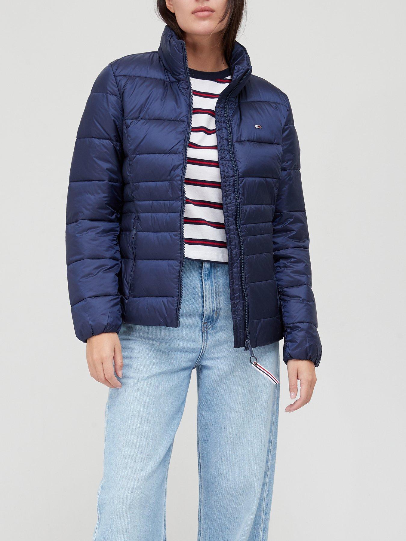 tommy jeans padded jacket navy