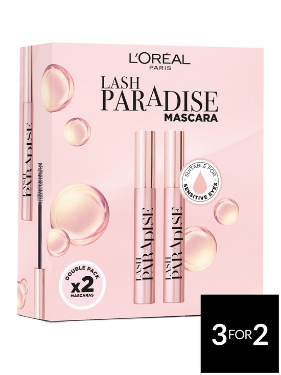 front image of loreal-paris-lash-paradise-mascara-duo-set