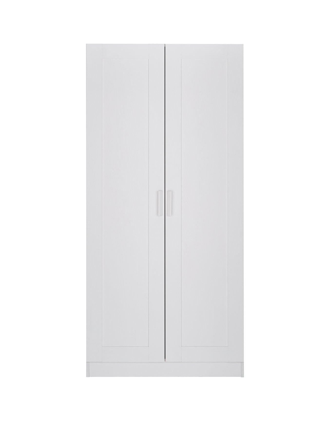 Image 2 of 6 of Everyday Taryn Kids&nbsp;2 Door Wardrobe - White
