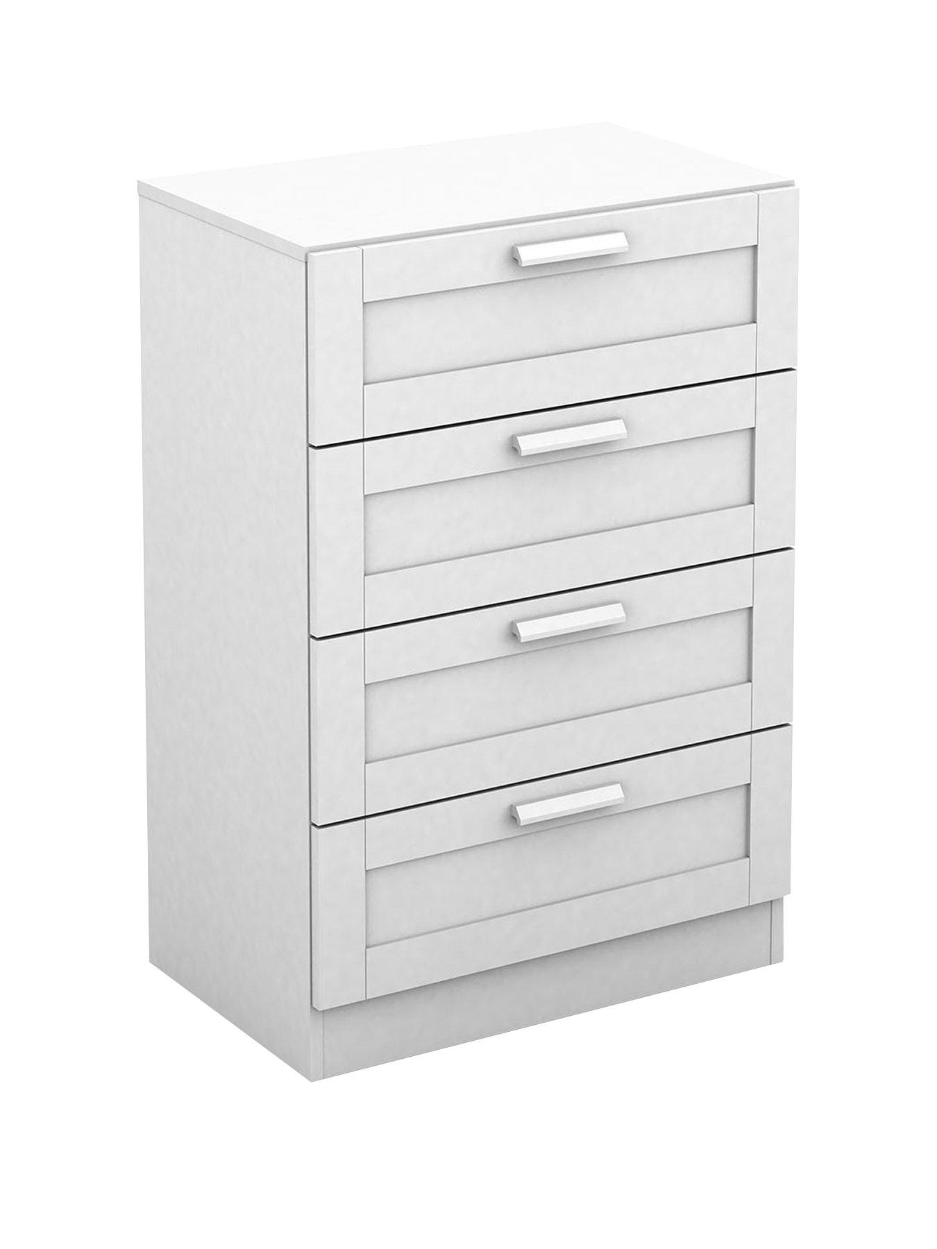 Image 3 of 5 of Everyday Taryn Kids 4 Drawer Chest - White