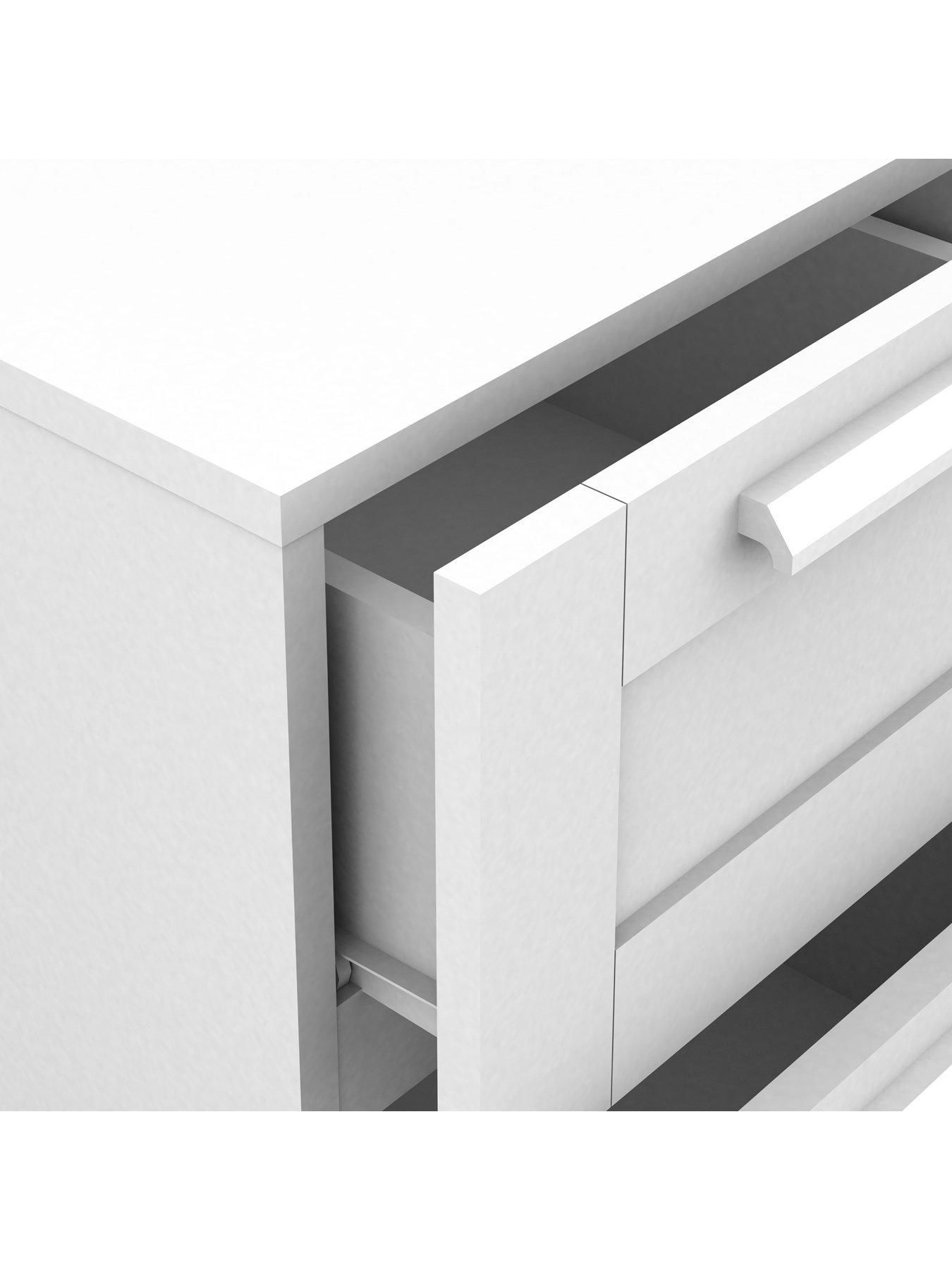 Image 5 of 5 of Everyday Taryn Kids 4 Drawer Chest - White