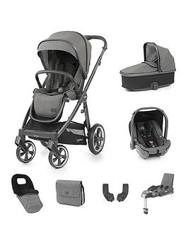 Oyster 3 Stroller Bundle With Carrycot, Capsule Car Seat  Base - City Grey Chassis/Mercury